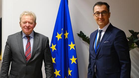 Bundesminister Cem Özdemir mit Janusz Wojciechowski, EU-Kommissar für Landwirtschaft